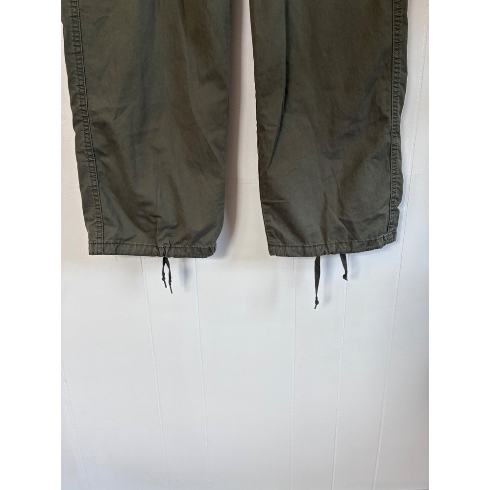 Levis 94 Baggy Cargo Pants Olive Green Womens 30 Wide Leg Utility Streetwear - Picture 8 of 9